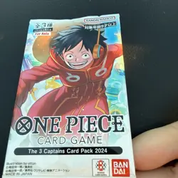 One Piece Promo Card The 3 Captains Card Pack 2024, Asia Sealed - Image 1