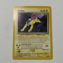 Pokemon 2 Card Lot Raikou Neo Revelation 22/64 & HOLO Raichu Base Set 14/62 READ - Image 2