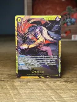 Crocodile OP14-120 SEC The Azure Sea’s Seven One Piece Card Game English - Image 1