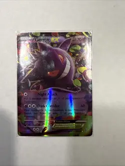 Pokemon TCG Gengar EX 34/119 Phantom Forces Ultra Rare Card - Image 3
