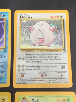 Vintage Holo Rare Pokemon Cards WOTC 1999/2000 - Base Set 2, Fossil Jungle MP/HP - Image 4