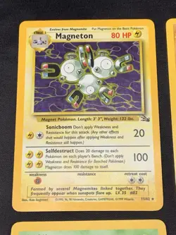 Vintage Holo Rare Pokemon Card Lot WOTC 1999 - Base Set, Jungle, Fossil - MP/HP - Image 2