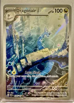 Pokemon TCG Dragonair Scarlet & Violet 151 IR Holo Card 181/165 English - Image 1