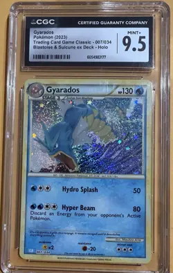 Pokemon Gyarados 007/034 CGC 9.5 Trading Card Game Classic Collection Holo 2023 - Image 1