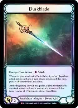 FAB COLD FOIL Duskblade - Tales of Aria (1st Edition) Card # 223 - Image 1