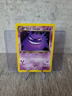 1st Edition Dark Gengar Holo Pokemon Card 6/105 Neo Destiny LP - NM WOTC - Image 1