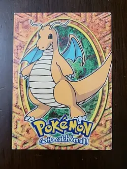 DMG! Dragonite # 149 Card E12 of 12 Topps Movie Stage 3 Pokemon - Image 1