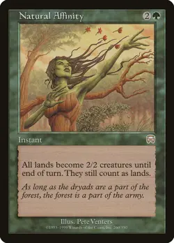 MTG Natural Affinity - Mercadian Masques #260 - Image 1