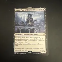 Ayara, First of Locthwain - Throne of Eldraine Magic The Gathering - Image 1