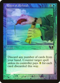 MTG FOIL Rites of Refusal - Odyssey #099 - Image 1