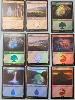 MTG Lot Of (44) Basic Land Lord Of The Rings - See Photos And Description - Image 2