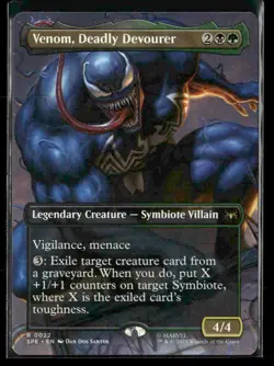 MTG SPE Venom, Deadly Devourer (Borderless) Foil NM - Image 1