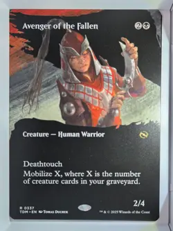Avenger of the Fallen (Borderless) - R337 - MTG - Tarkir: Dragonstorm (TDM) - Image 1