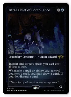 Baral, Chief of Compliance (Foil Etched) 73 MUL: Multiverse Legends Foil NM - Image 1