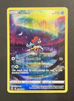 Pokemon Keldeo GG07/GG70 Galarian Gallery Crown Zenith Full Art NM - Image 1