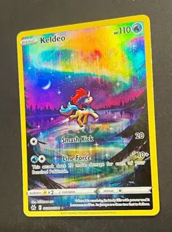 Pokemon Keldeo GG07/GG70 Galarian Gallery Crown Zenith Full Art NM - Image 3
