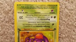 2000 Pokemon Card Team Fossil Set Ekans 46/62 Spanish Version Edition - Image 3