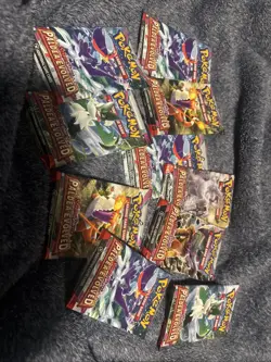 Pokemon TCG 10 Booster Packs Paldea Evolved Scarlet Violet - Image 1
