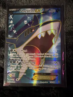 Pokemon TCG Sharpedo EX Full Art Holo Card 152/160 XY-Primal Clash - Image 1