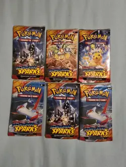 Pokemon TCG: Scarlet & Violet Surging Sparks Booster Packs | 6 Packs, English - Image 1