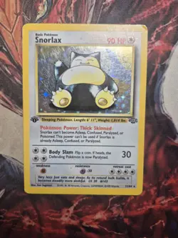 Snorlax 11/64 1st Edition Jungle Holo Rare MP Vintage WOTC - Pokemon TCG - Image 1