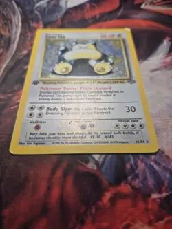 Snorlax 11/64 1st Edition Jungle Holo Rare MP Vintage WOTC - Pokemon TCG - Image 3