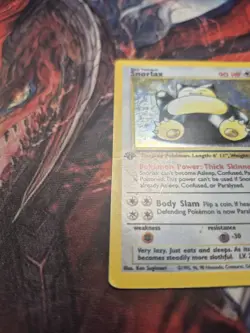 Snorlax 11/64 1st Edition Jungle Holo Rare MP Vintage WOTC - Pokemon TCG - Image 4
