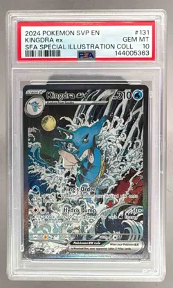 2024 Pokemon SV Shrouded Fable Promo #131 Kingdra ex PSA 10 144005363 - Image 1