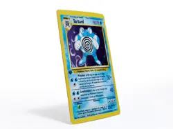 POKEMON TARTARD Poliwrath 1st Ed FRENCH HOLO RARE Creased MP #13 13/102 TCG M49 - Image 3