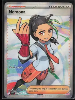 Nemona 229/091 Ultra Rare SV: Paldean Fates Pokemon TCG NM - Image 1