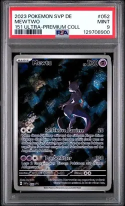 Pokemon | MEW 151 | SV Black Star Promo | Mewtu SVP 052 UPC | PSA 9 MINT DE - Image 1