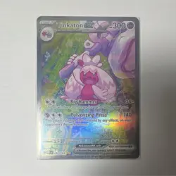 Pokemon Tinkaton EX Special Illustration Rare Full Art Holo 262/193 SV02 300 HP - Image 1