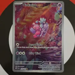 Pokemon Tinkatink Full Art Illustration Rare 216/193 Sv02: Paldea Evolved Holo - Image 1