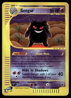 Gengar #48 - Rare Reverse HOLO - Pokemon Expedition - LP - Image 1