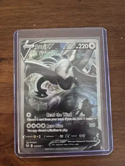 Pokemon TCG Lugia V Alt Art Silver Tempest SWSH Ultra Rare 186/195 - Image 1