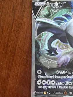 Pokemon TCG Lugia V Alt Art Silver Tempest SWSH Ultra Rare 186/195 - Image 2