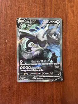 Pokemon TCG Lugia V Alt Art Silver Tempest SWSH Ultra Rare 186/195 - Image 3