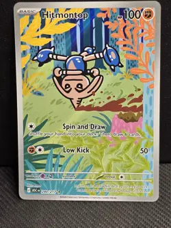 Pokemon TCG Hitmontop 240/217 ASC: Illustration Rare Full Art Basic Holo 100HP - Image 3