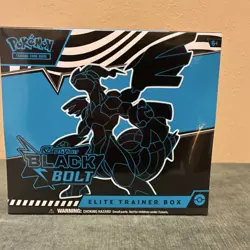 Pokemon TCG Elite Trainer Box Scarlet & Violet Black Bolt 2025 - Image 1