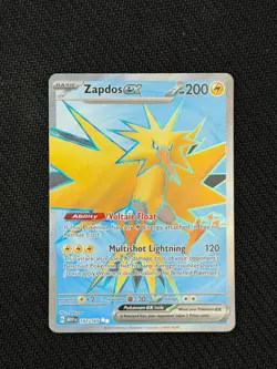 Pokemon TCG Scarlet & Violet 151 Zapdos EX 192/165 - Image 1