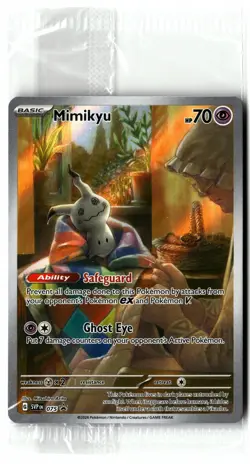 (6) Mimikyu 075 Black Star Promo Scarlet & Violet Pokemon TCG New Sealed - Image 2