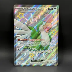 Pokemon Squawkabilly EX 223/091 NM Full Art Ultra Rare Shiny Paldean Fates - Image 1