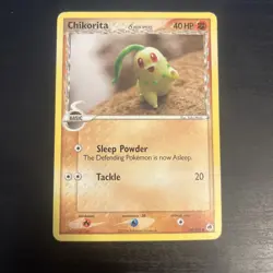 Chikorita (Delta Species) 44/101 - Dragon Frontiers Pokemon TCG 2006 - LP - Image 1