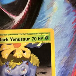 Pokemon Dark Venusaur #7 Best of Game Promo Regular 70 HP 2003 TCG - Image 4