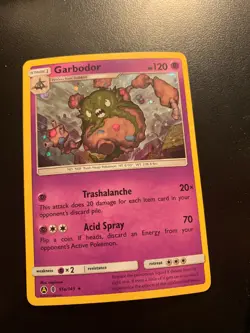 Pokemon TCG Garbodor Rare Holo Guardians Rising 51a/145 - Image 1