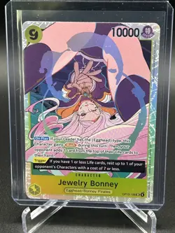One Piece TCG Jewelry Bonney OP13-108 Carrying On His Will NM Foil - Image 1