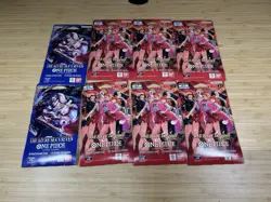 One Piece 8 Sleeved Booster Packs - Heroines Edition and The Azure Sea's Seven - Image 1