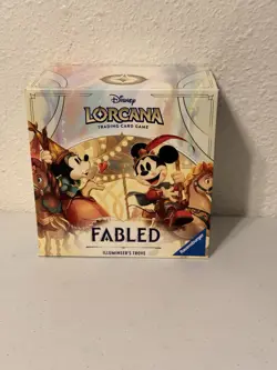 Disney Lorcana FABLED Illuminer's Trove Box Factory Sealed New English 2025 Rare - Image 1