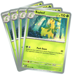 x4 Bayleef 009/132 - Mega Evolution - Pokemon - NM/M English - Image 1