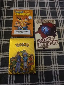Pokemon Gold Box, Crash Team Rumble Collector Game, Critical Fumble Deck Game - Image 1